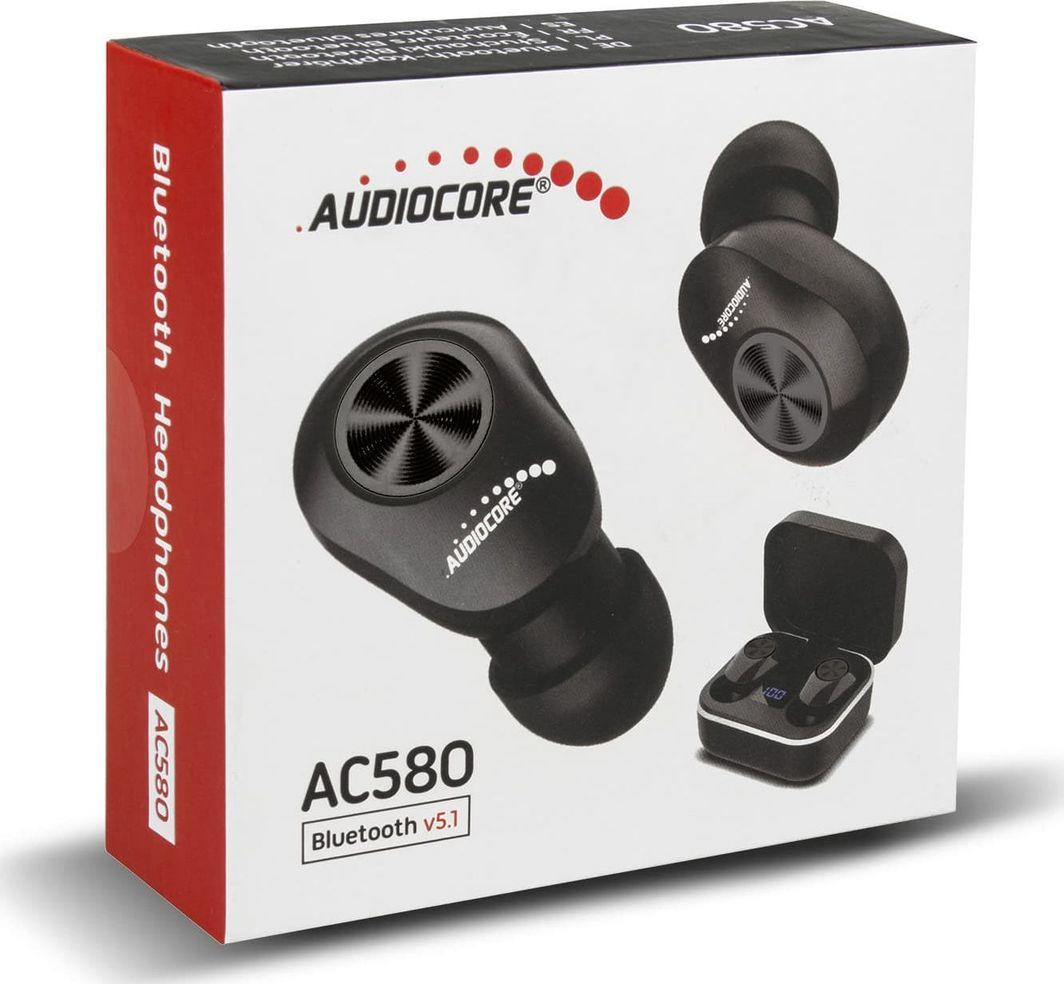  Kufje Audiocore AC580, të zeza