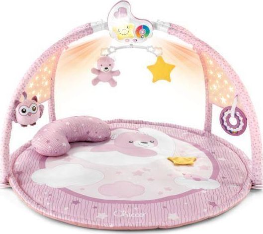 Dysheme për foshnje Chicco, 3 në 1, me melodi dhe projekto, rozë Dysheme për foshnje Chicco, 3 në 1, me melodi dhe projekto, rozë