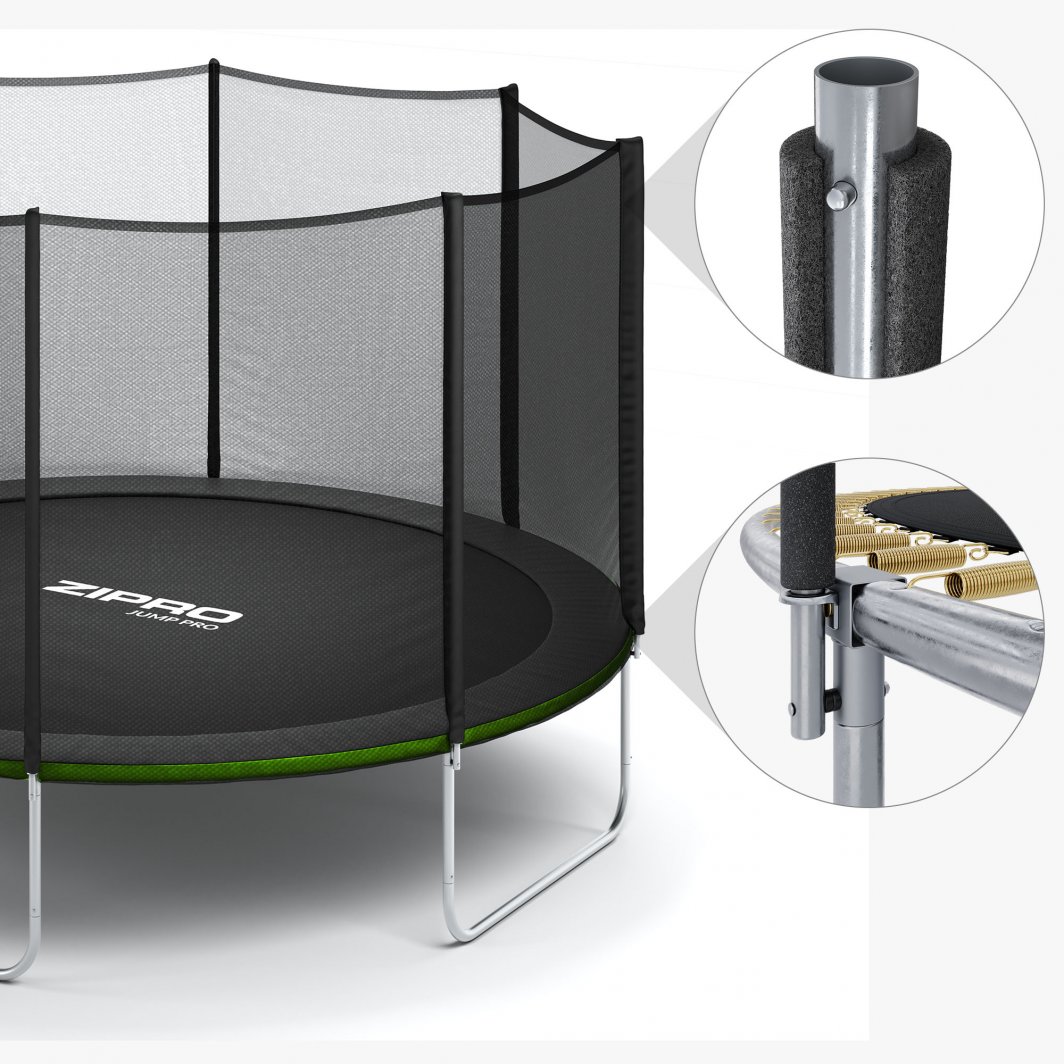 Trampolinë kopshti me rrjetë të jashtme Zipro 16FT (496cm)