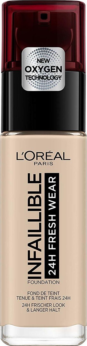 Krem pudër L'Oreal Paris Infallible 24H Fresh Wear, 15 Porcelain, 30ml