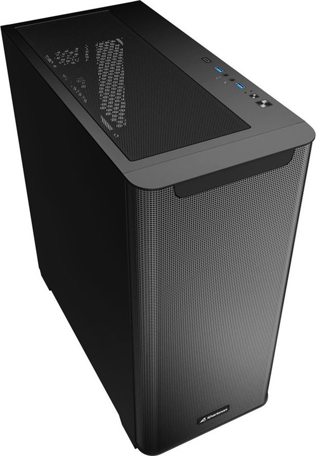 Куќиште за компјутер Sharkoon M30, Црна, Midi Tower
