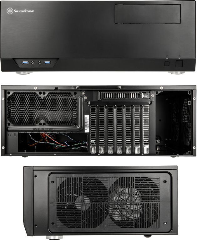 Куќиште за компјутер SilverStone SST-GD09B, HTPC