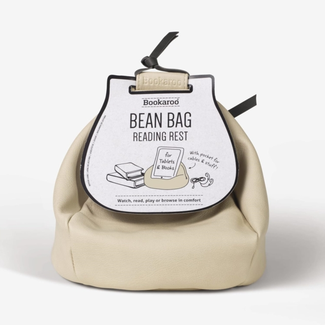 Bookaroo Bean Bag Reading Rest Cream - If Cardboard Creations Ltd