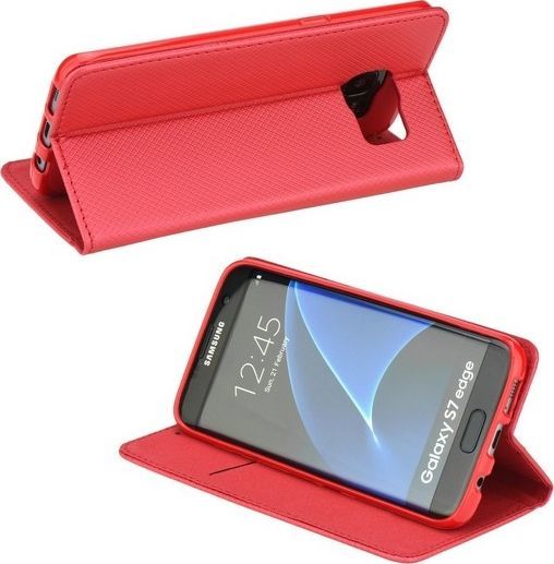 Mbështjellëse me magnet Etui për Samsung Galaxy S21, e kuqe