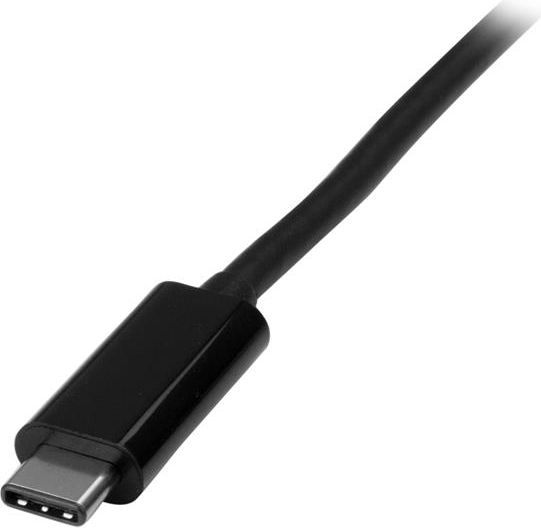 Kabllo USB StarTech DVI USB-C, 1m, e zezë (CDP2DVIMM1MB)
