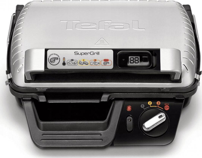Grill elektrik Tefal GC451B12, 2000W, e zezë / e argjendtë
