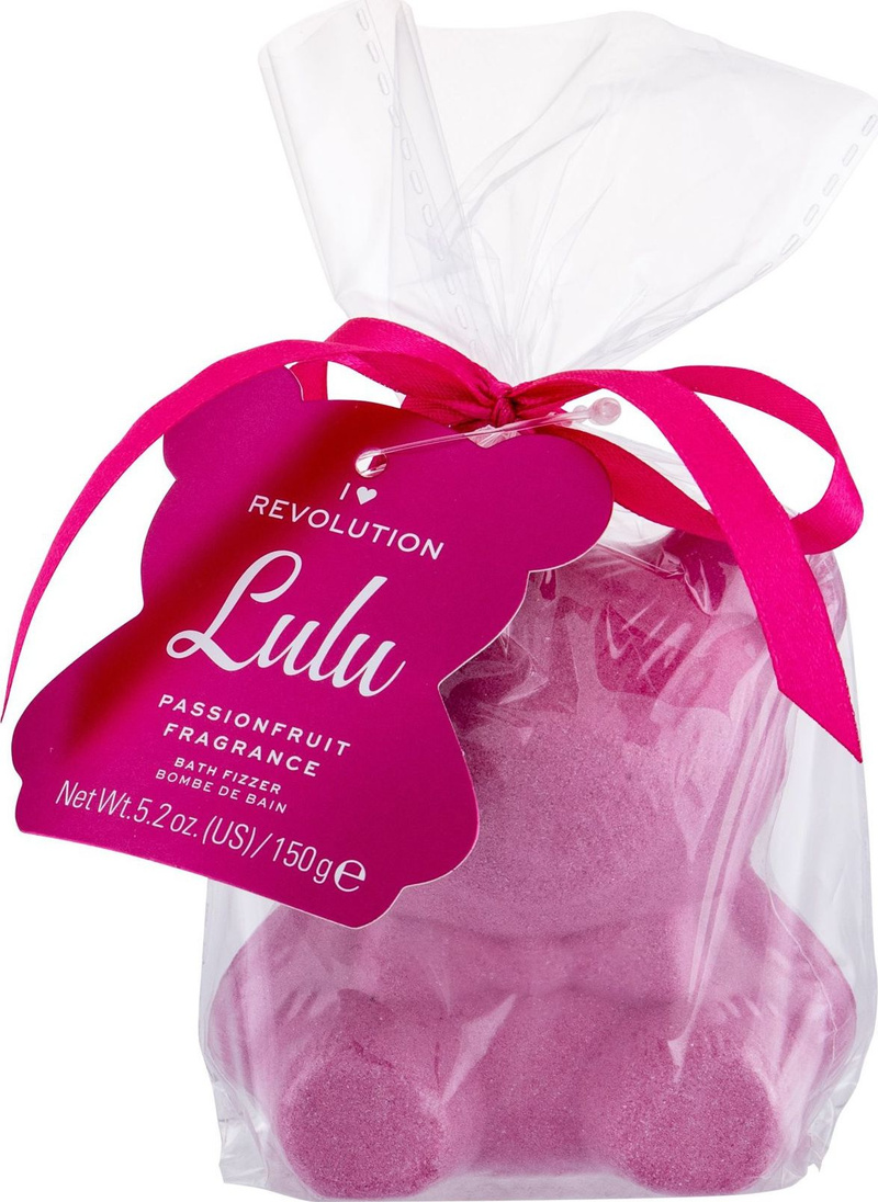 Bombol dushi I Heart Revolution Lulu Teddy Bear, bath fizzer, aromë relaksuese