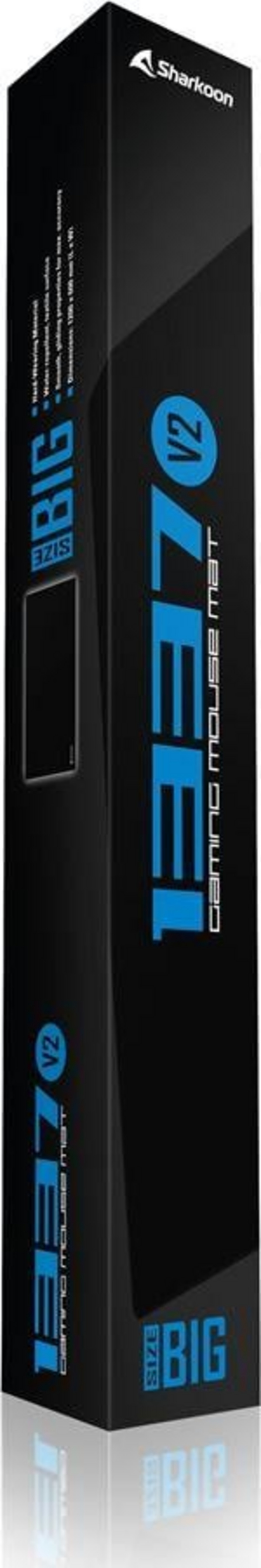 Sharkoon 1337 V2 Big Gaming Mouse Pad, Црн