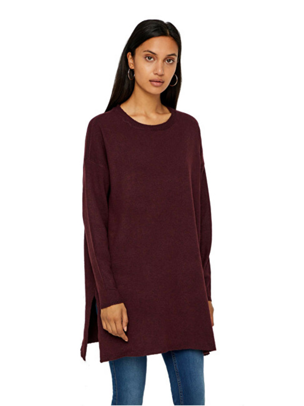 Triko Vero Moda VMBRILLIANT mVM1808, e kuqe e errët, L Triko Vero Moda VMBRILLIANT mVM1808, e kuqe e errët, L
