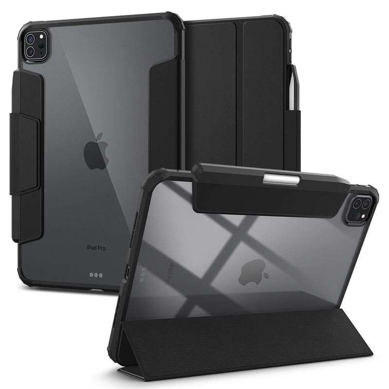 Mbështjellëse për iPad Pro 11" 2024 Spigen Ultra Hybrid Pro, e zezë