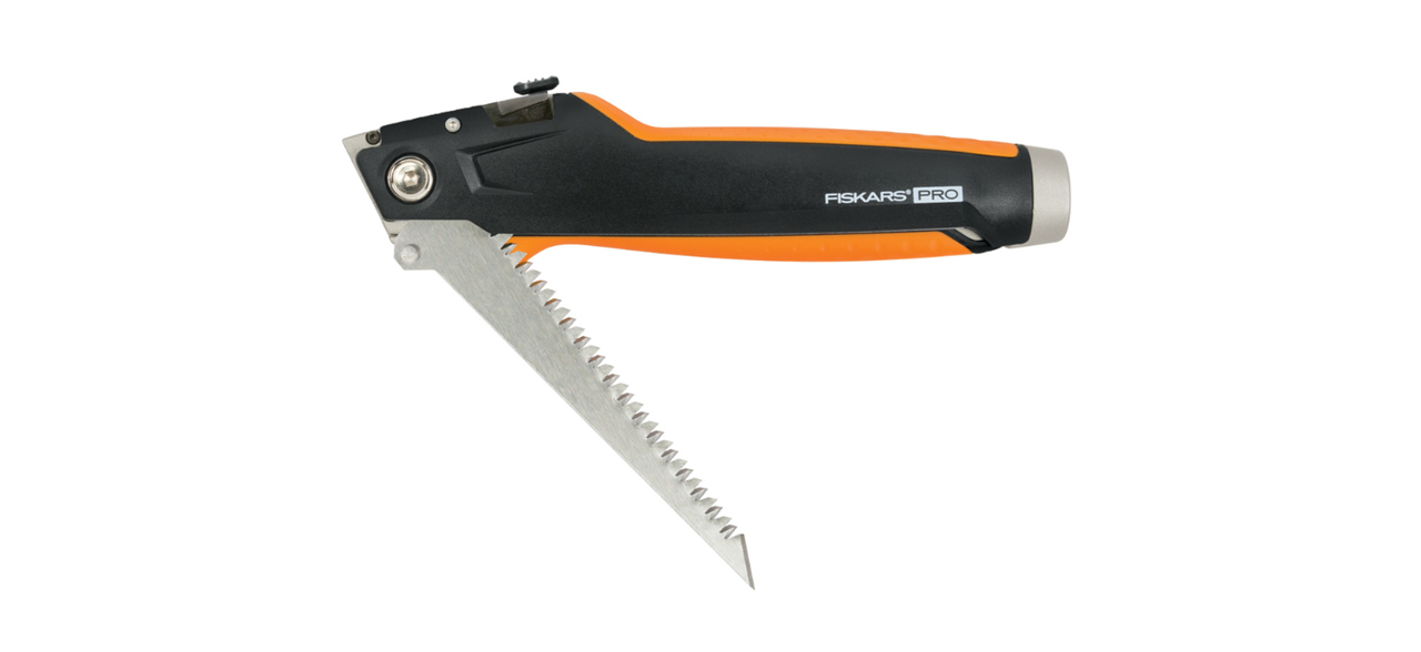Thikë Fiskars, 185mm, zezë/ portokalli