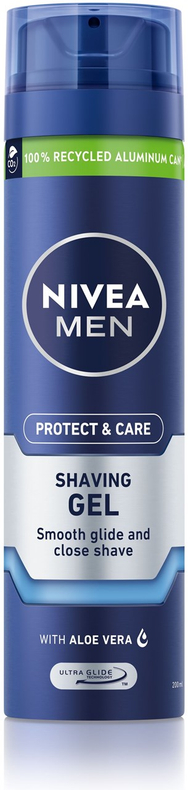 Xhel për rrojë Nivea Protect & Care Shaving Gel, 200ml