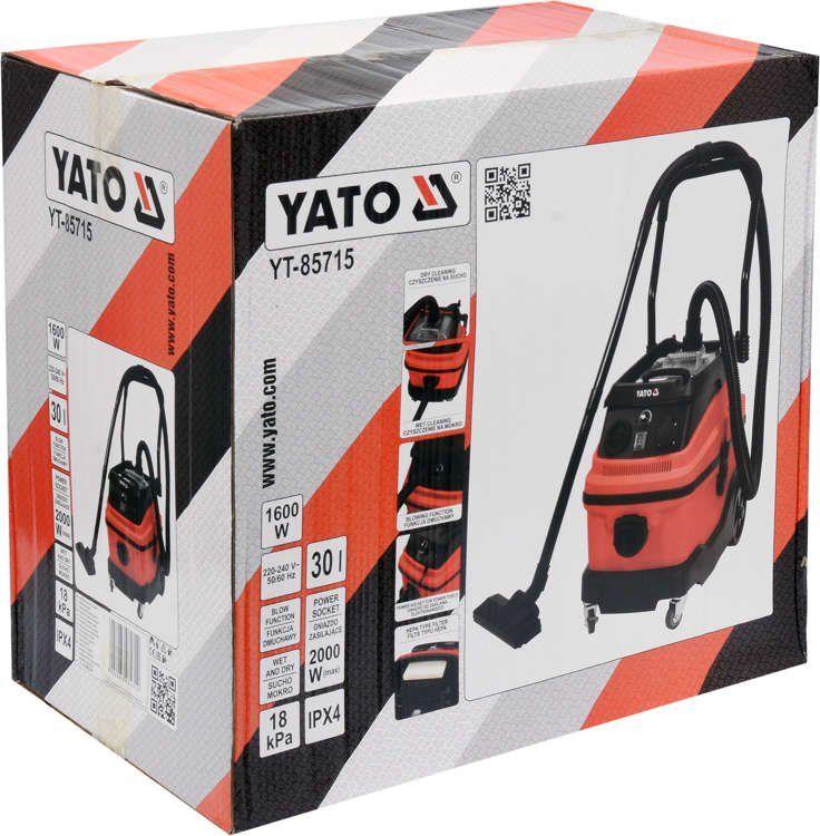 Fshesë industriale me korrent Yato YT-85715, e zezë / portokalli