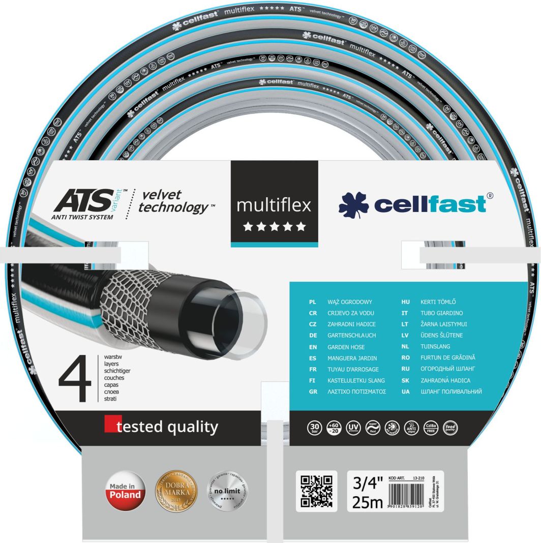 Zorrë kopshti Cellfast MultiFlex 3/4" 25 m (13-220)
