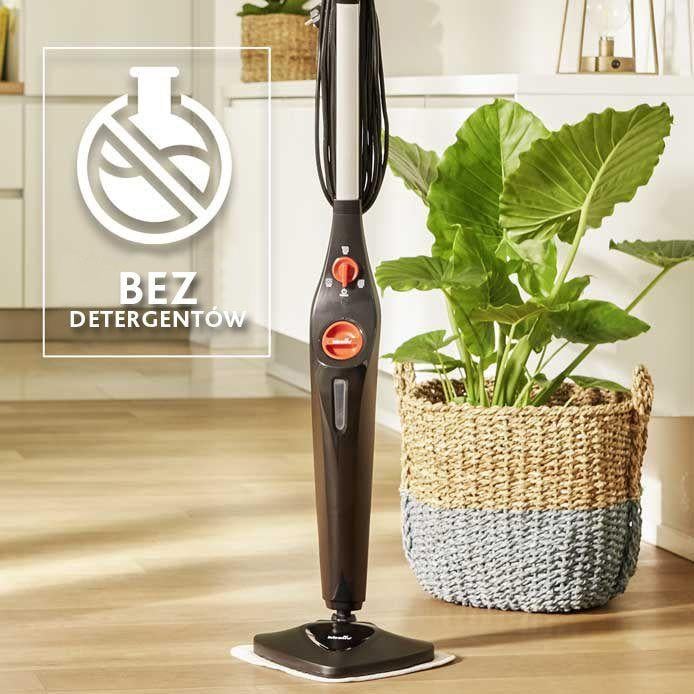 Shtupë me avull Vileda Steam Plus, e zezë