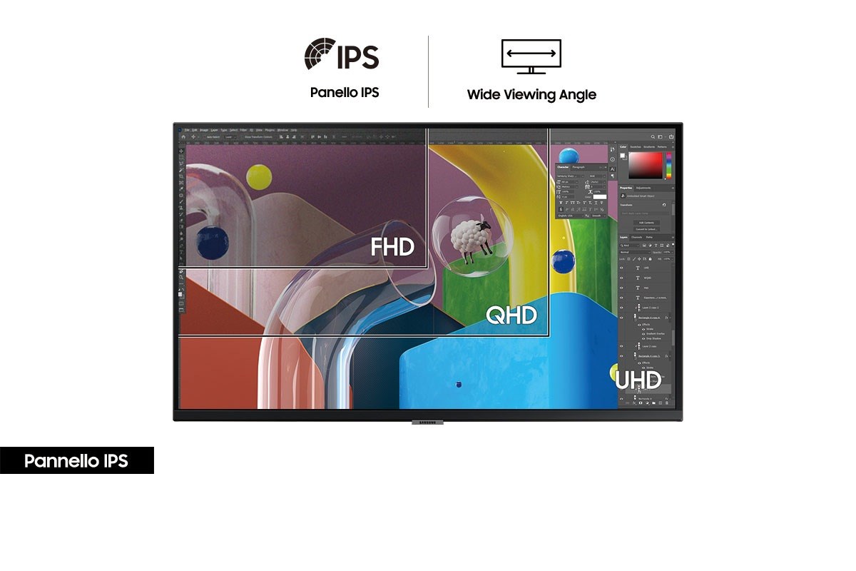 Монитор Samsung LS32B800PXU computer, 32", 3840 x 2160, i zi