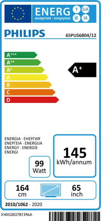 Televizor Philips 65PUS6804 - 65'' (164cm)