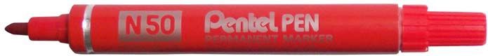 Shënues Pentel N50B, i përhershëm, i kuq
