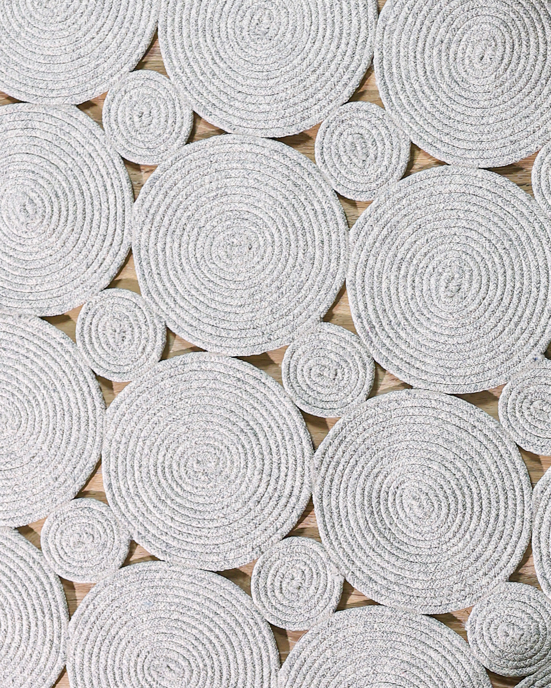Tepih Nesa Home Handmade bamboo, 120x180cm, i hirtë