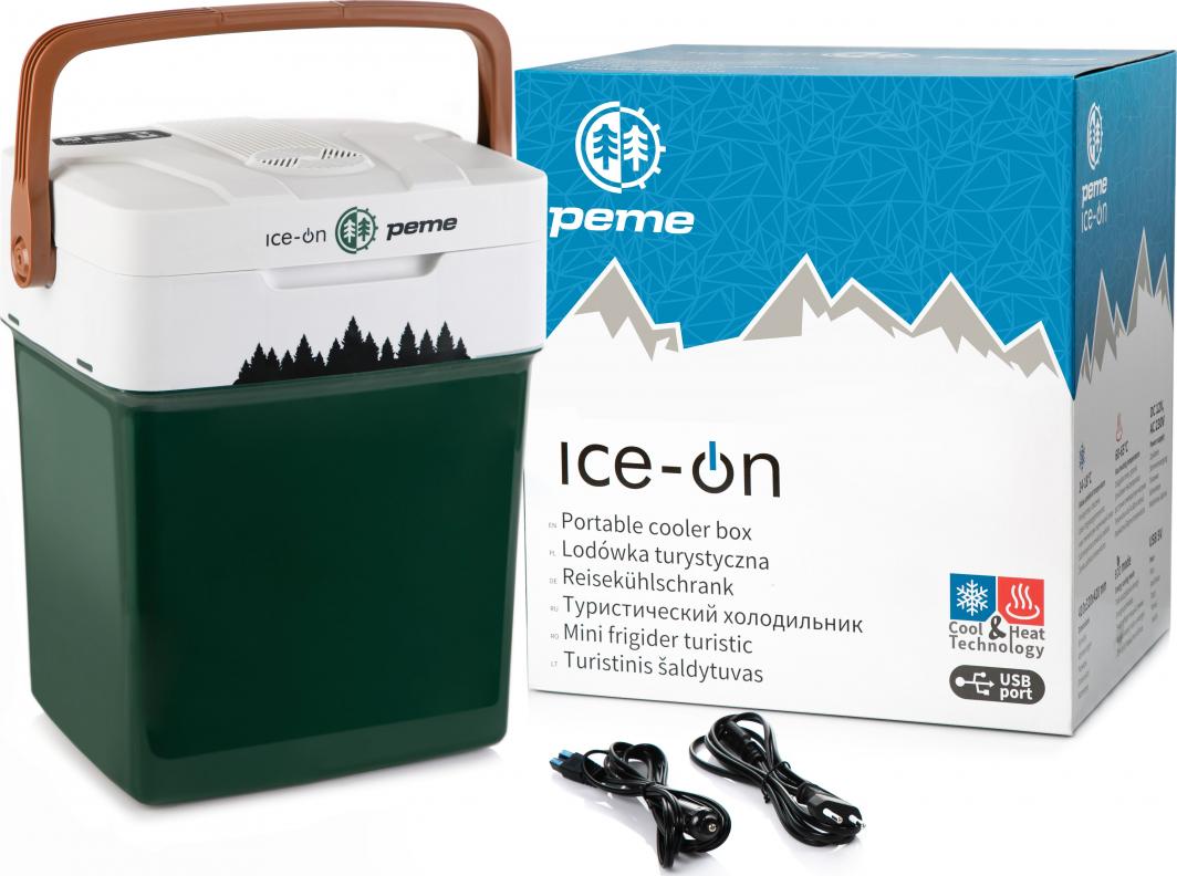 Frigorifer & ngrohës portativ Peme Ice-on 32 Pine Forest, 26L, i gjelbër