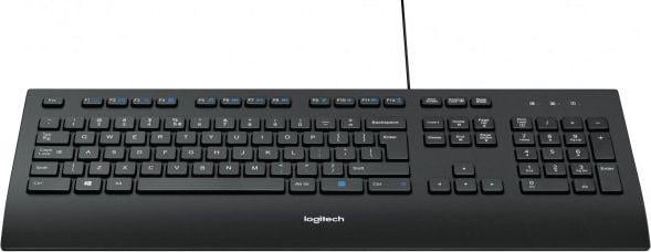 Tastierë Logitech K280e, UK, e zezë (920-005217)