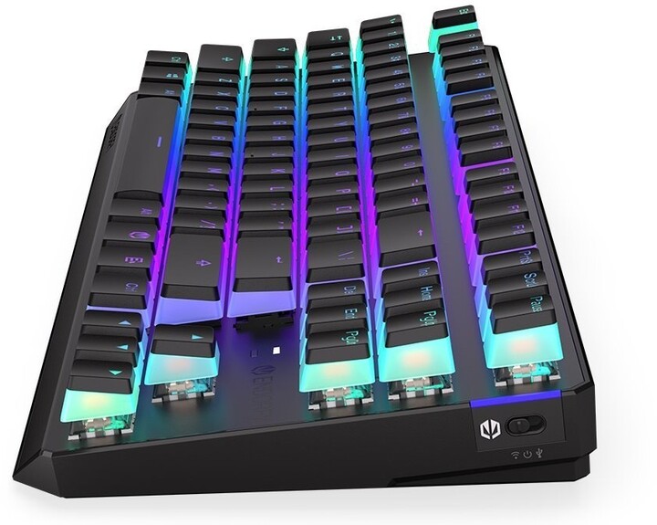 Tastierë Endorfy Thock Wireless Pudding, Kailh Red, e zezë, US