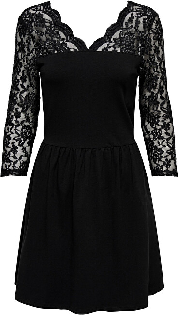 Fustan ONLY ONLNIELLA Regular Fit 15315067 Black