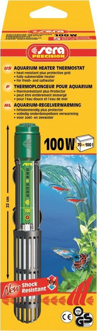 Ngrohës akuariumi Sera, 100 W, 70- 100 l, 22 cm