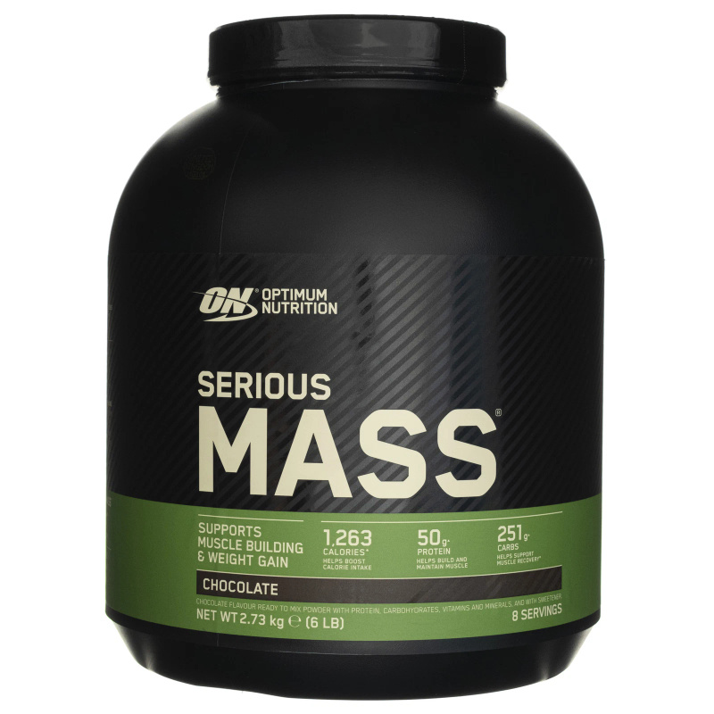 Suplemente Optimum Nutrition Serious Mass, Chocolate, 2.73kg