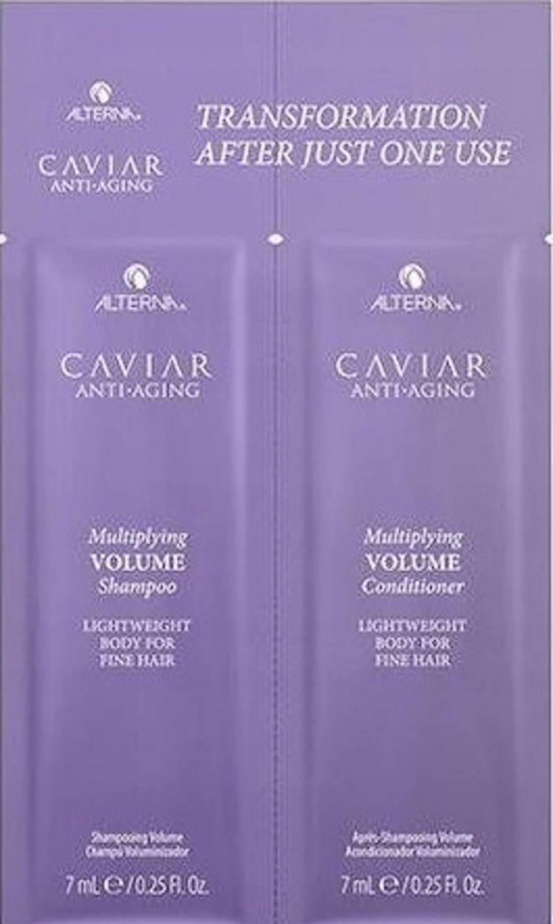 Set shampo dhe balsam për volum Alterna Multiplay Volume, 2x7ml