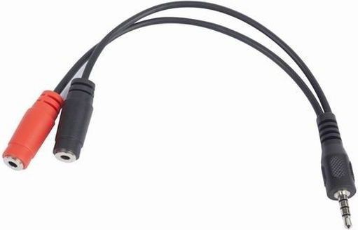  Kabllo Gembird Jack 3.5mm - Jack 3.5mm x2, 0.2m