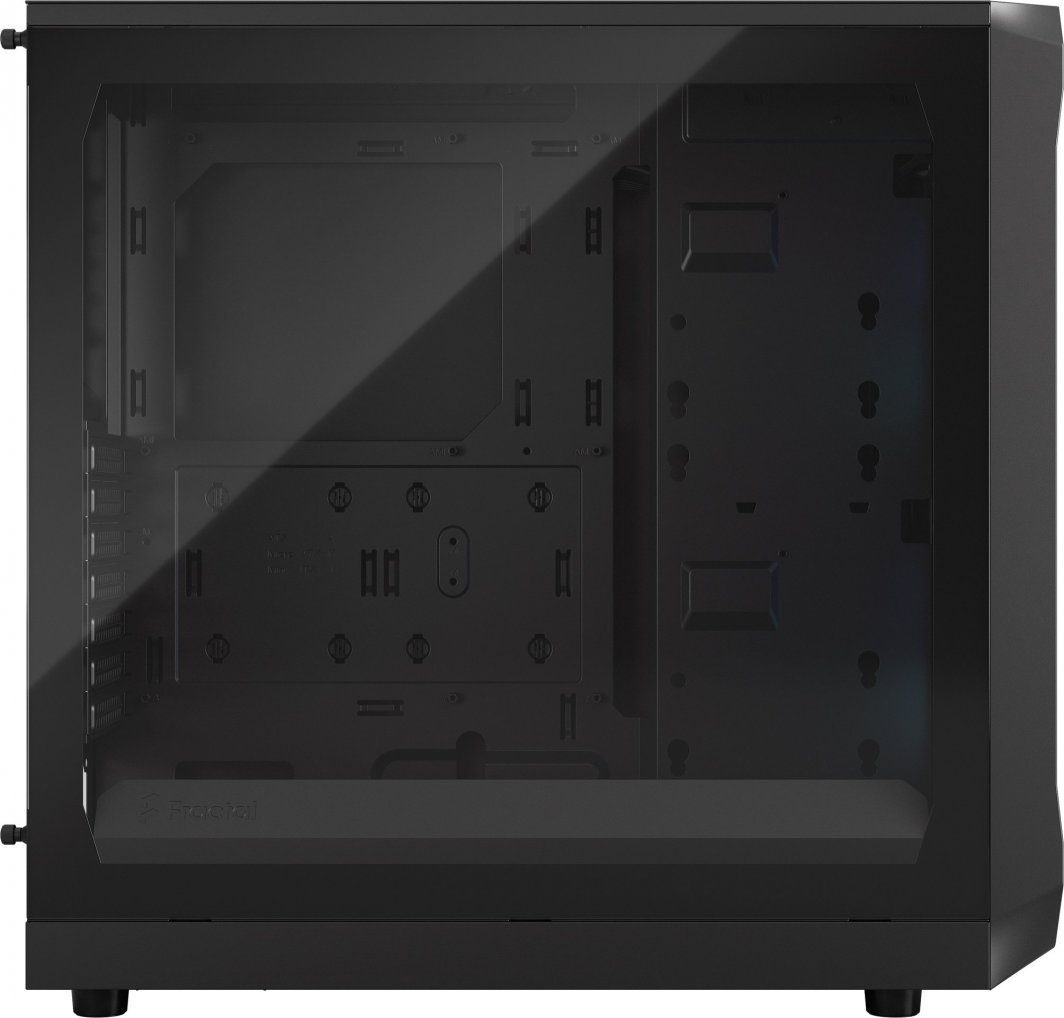 Куќиште за компјутер Fractal Design Focus 2 RGB, Црна, Midi Tower