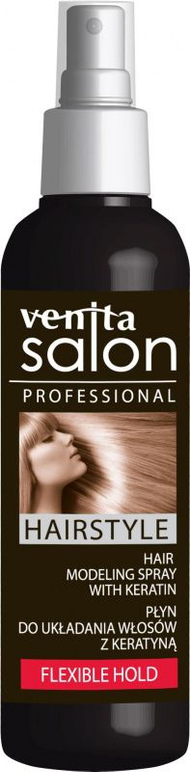 Venita Salon Professional Flexible Hold Спреј за Моделирање на Коса, 130 ml Venita Salon Professional Flexible Hold Спреј за Моделирање на Коса, 130 ml