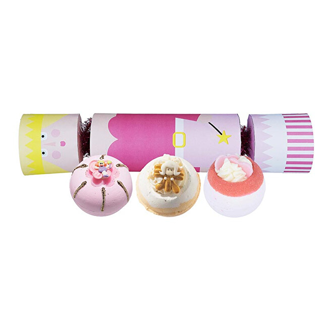 Set për banjo Bomb Cosmetics Fairy Godmother Sparkling, topa aromatik për banjo 3x