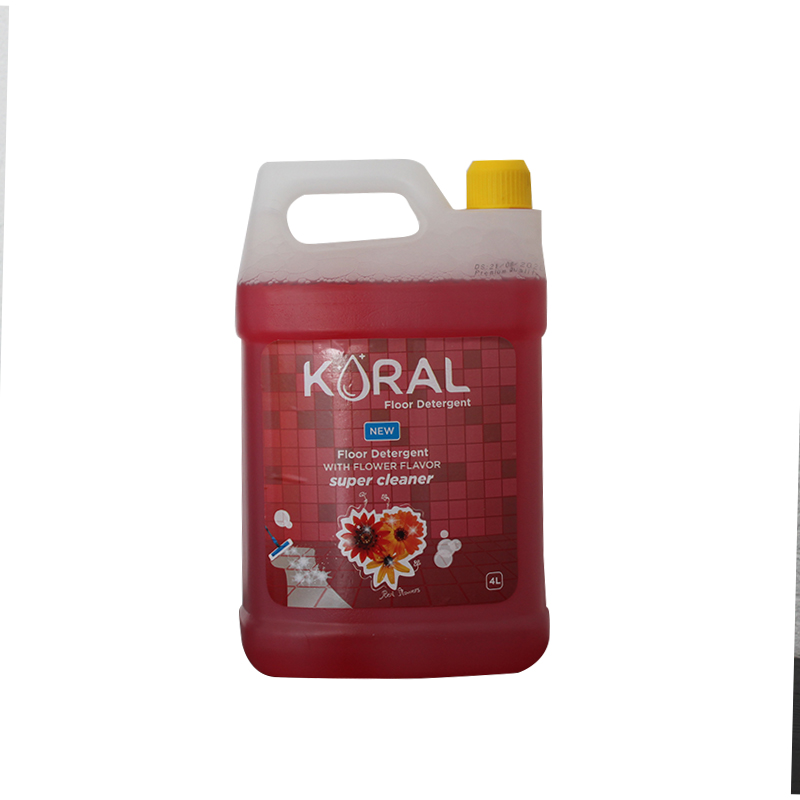 DETERGJENT PËR PLLAKA, KORAL - RED FLOWERS, 4L
