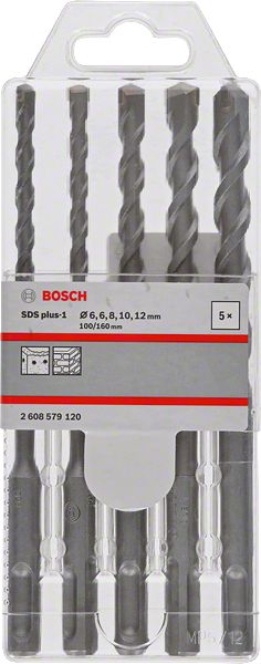 Set turjela Bosch SDS-Plus S1 (2608579120 & 2608680257)
