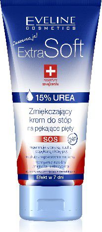 Krem për thembrat e plasaritura Eveline Extra Soft SOS 15% Urea, 100ml Krem për thembrat e plasaritura Eveline Extra Soft SOS 15% Urea, 100ml
