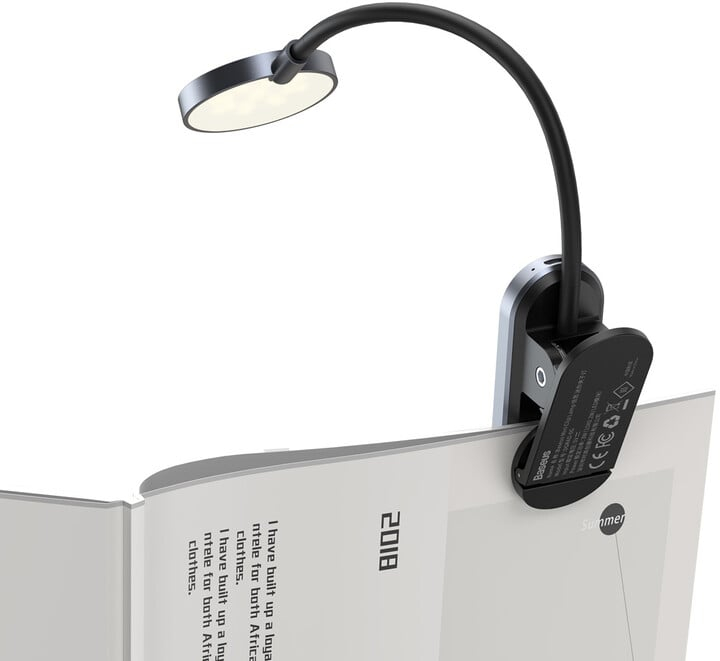 Llambë me kapëse Baseus, LED, 3W, e zezë