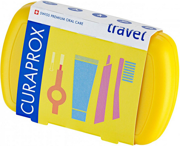Set brushë CS 5460 Ultra Soft + pastë Daydreamer 10 ml + brushë CPS Prime 07 + brushë CPS Prime 09 + mbajtëse për brusha + kuti udhëtimi	Curaprox Be You