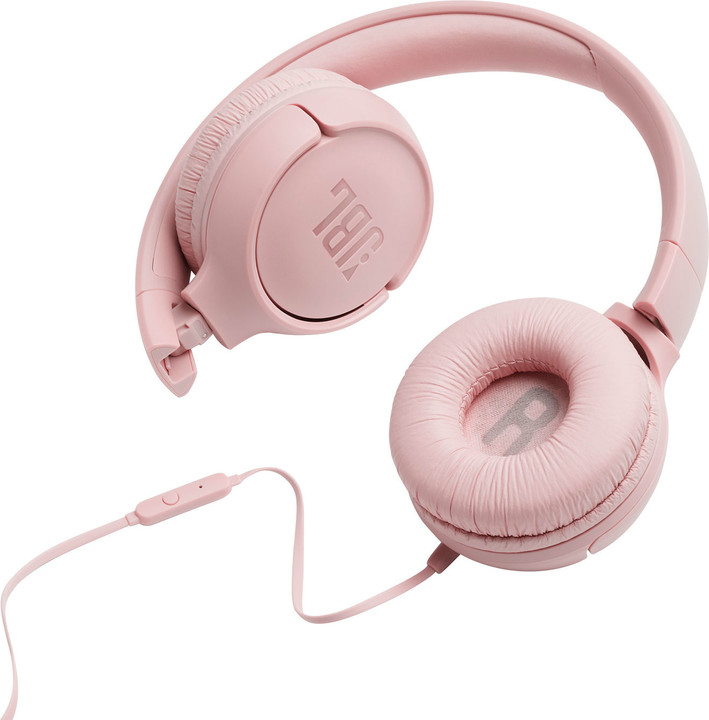 Kufje JBL Tune 500, rozë