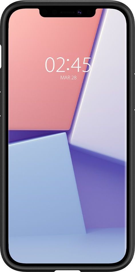 Kornizë mbrojtëse SPIGEN ULTRA HYBRID për iPhone 12/12 Pro, e zezë