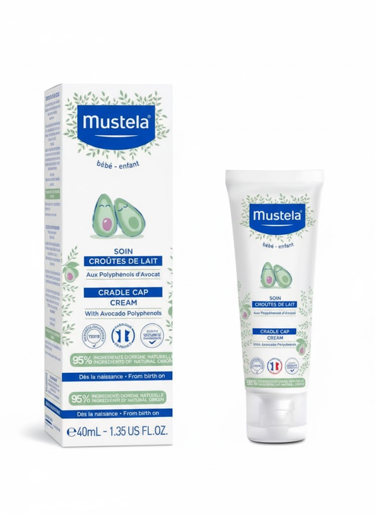 Krem për skalpin e bebes, Mustela Cradle Cap Cream, 40ml