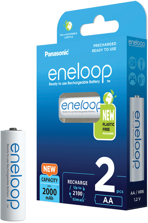 Bateri e rikarikueshme PANASONIC Eneloop HR6 AA 3MCCE/2BE