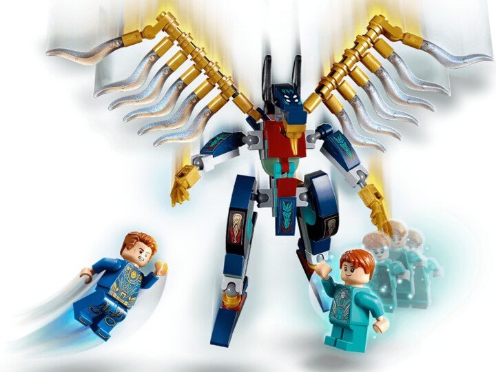 Set lodër LEGO® Marvel Super Heroes 76145 Eternal Air Attack, 133 pjesë