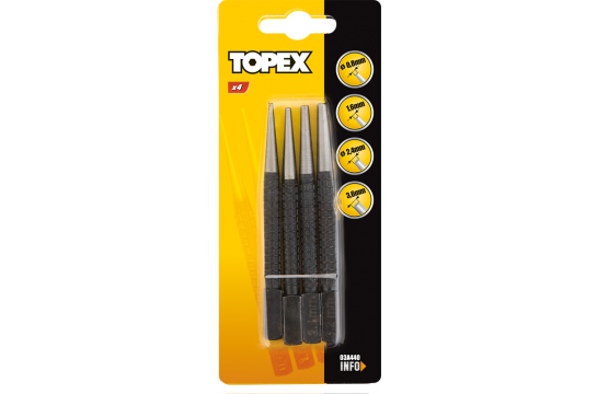 Gozhdues për gozhda Topex, 4 copë