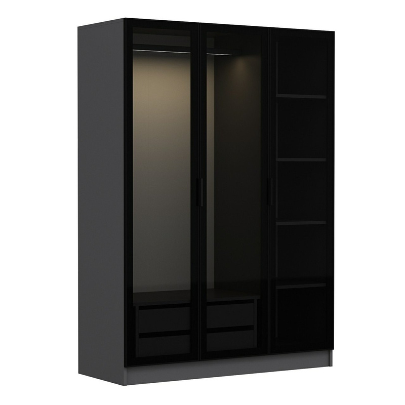 Dollap Rrobash Kale antracit Black, antracit, zezë
