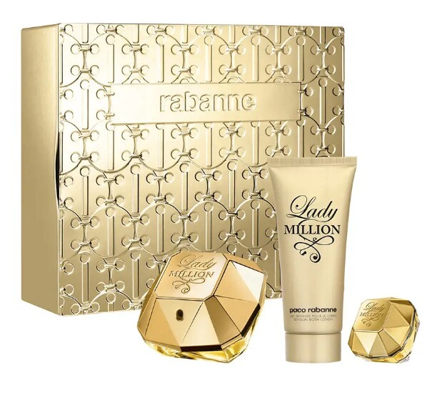 Eau de Parfum Paco Rabanne Lady Million 80 ml + 5 ml + losion trupi 100 ml