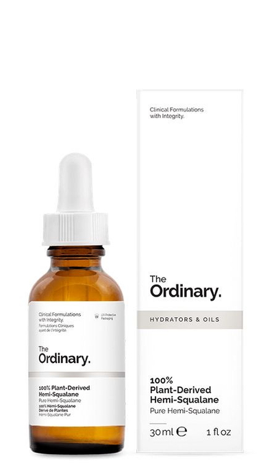 Vaj per fytyrë dhe flokë The Ordinary 100% Plant-Derived Hemi-Squalane, 30ml