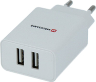 Karikues Swissten 2x USB-A 2.1A, i bardhë Karikues Swissten 2x USB-A 2.1A, i bardhë