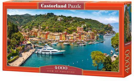 Puzzle Castorland View of Portofino, 4000 elemente